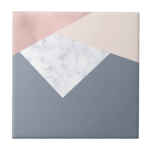 rosa guld- geometrisk grå färgbeige för elegant kakelplatta