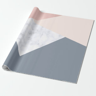 rosa guld- geometrisk grå färgbeige för elegant presentpapper