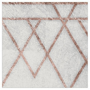 Rosa guld- geometriska trianglar för chic modern tyg