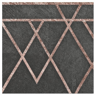 Rosa guld- geometriska trianglar för chic & tyg
