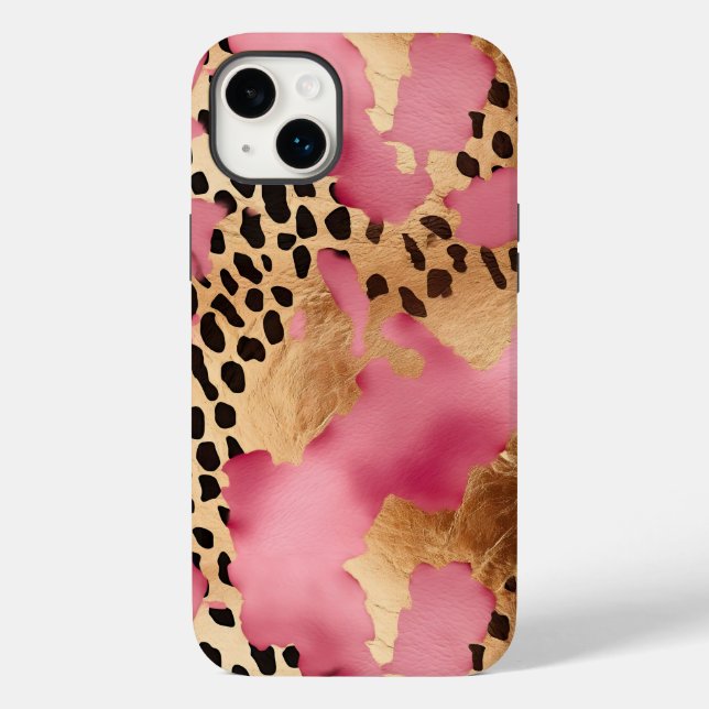 Rosa Guld Glam Leopard (Baksida)