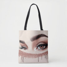 ✨ Rosa Guld Glamör Design För Skönhetstillbehör 💋