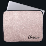 rosa guld- glitter för elegant laptop sleeve<br><div class="desc">Modern och stilfull design för Minimalist som,  föreställer rosa guld- glitter för faux. Detta härliga och kvinnliga tryck,  med dess enkelt yet att bedöva verkställer,  är perfekt för de samtidaa unga kvinnorna. Imponera med den unika och eleganta gåvan eller precis fest dig.</div>