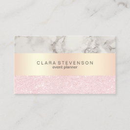 Rosa guld- glitter för elegant & visitkort