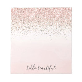  Rosa Guld Glitter Gnistra Anteckningsblock