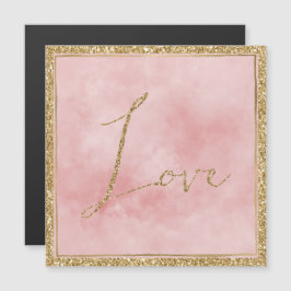 Rosa Guld Glitter Kärlek