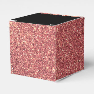Rosa guld- glittersvart för elegant modern chick presentaskar