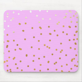 Rosa & Guld Konfettiprickar Modern Glamour Glam Musmatta