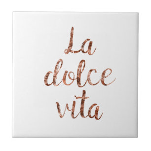 Rosa guld- La Dolce Vita Kakelplatta