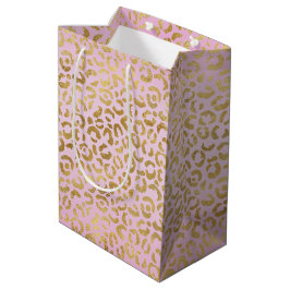 Rosa Guld Leopard Skriv ut