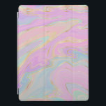 Rosa Guld Liquid Swirl Rainbow Marble iPad Pro Skydd<br><div class="desc">Modern rosa och guld Abstrakt Vätskerettet Swirl-vätskeanestesiskt regnbåge målande marmorarbeten.</div>