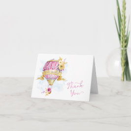 Rosa Guld Luftballong Baby Shower Tack