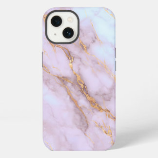 Rosa & Guld Marble iphone case - Luxe Glam Series