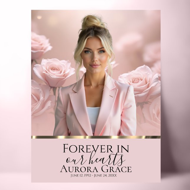 Rosa Guld Memorial Poster (Skapare uppladdad)