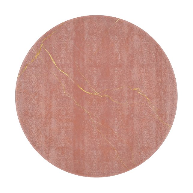 Rosa Guld Mermor Mönster (Framsidan)