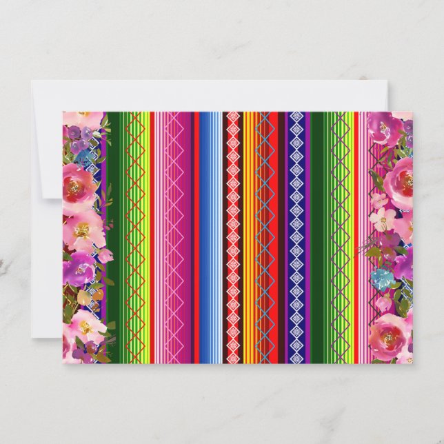 Rosa & guld Miss Quinceañera mexikanskt kort (Framsida)