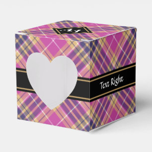 Rosa, Guld och Blue Tartan Presentaskar