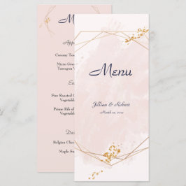 Rosa, Guld och flottan, Bröllop Meny