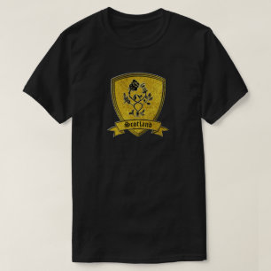 Rosa guld och svart och Thistle Tee Shirt