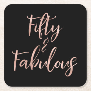 Rosa guld omkullkastar femtio och sagolikt underlägg papper kvadrat