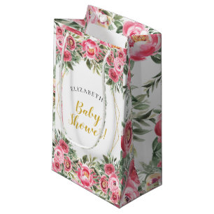Rosa guld- pionbaby shower