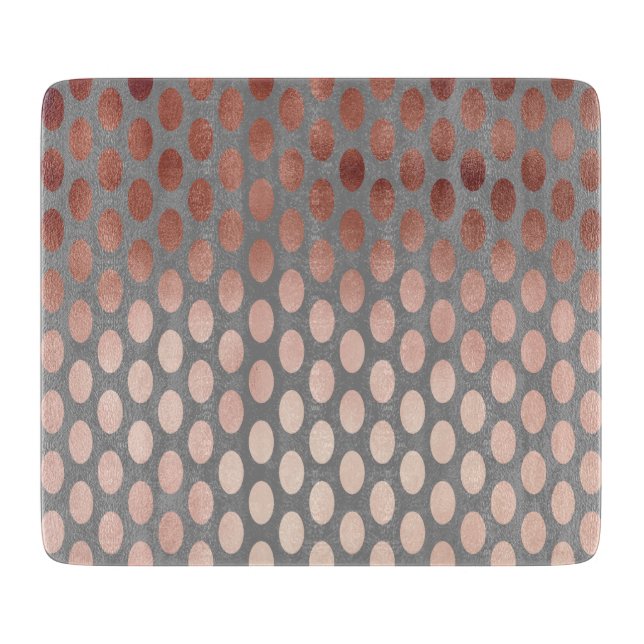 rosa guld- polka dotsmönster för elegant stilfull (Framsidan)