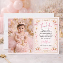 Rosa Guld Prinsessa Krona Sagoberättelse 1-års föd