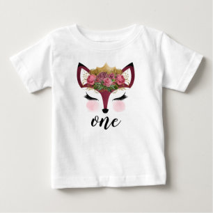 Rosa & Guld Rävpprinssessa T Shirt