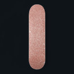 Rosa guld - rodna rosaglitter och gnistra mini skateboard bräda 18,5 cm<br><div class="desc">Den Fauxglitter och gnistran för rodna rosa ros gör guld- gåvan för perfekten flickaktigt för henne födelsedag eller speciellt tillfälle.</div>