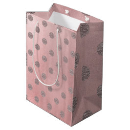 Rosa Guld Rosa Glans Glamour Prickar Modern Chic