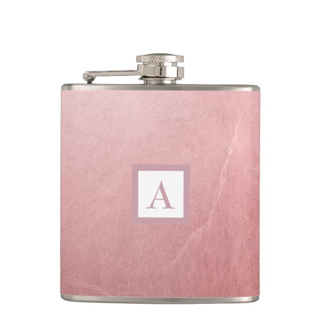 Rosa Guld Rosa Minimalistisk Chic Glamour Fickplunta (Framsidan)