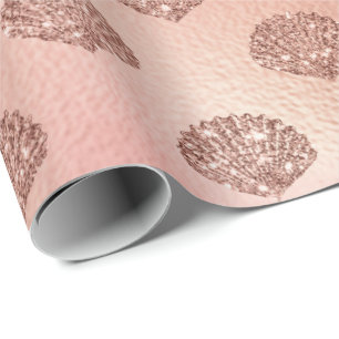 Rosa guld- rosa Princess Blänka för Presentpapper