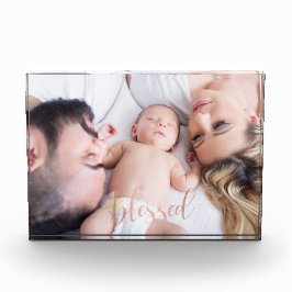 Rosa guld skrivar välsignat