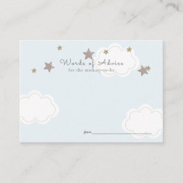 Rosa Guld Stars & Clouds Advice Tilläggskort