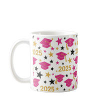 Rosa Guld Studenten Mönster