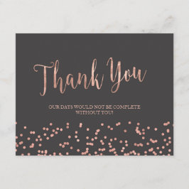 Rosa guld- tackkort tack kort