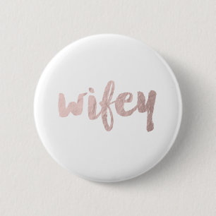 rosa guld- wifeytext för modern elegant faux knapp