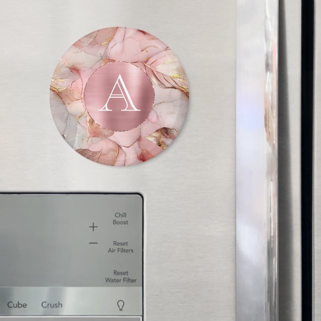 Rosa Guldblad Monogram Magnet (In Situ (Fridge))