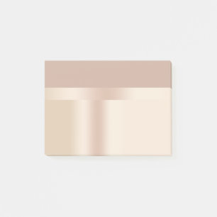 Rosa guldbrunt för elegant och för snyggt post-it block