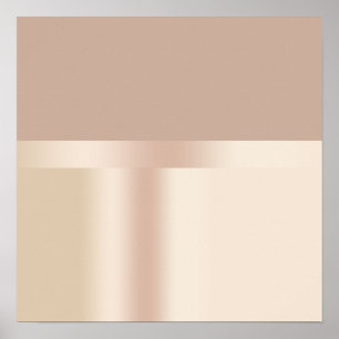 Rosa guldbrunt för elegant och för snyggt poster