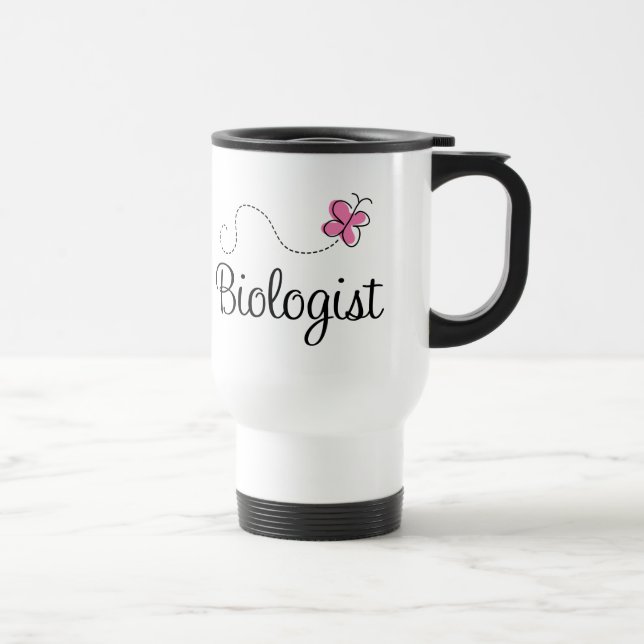 Rosa gullig biolog resemugg (Höger)