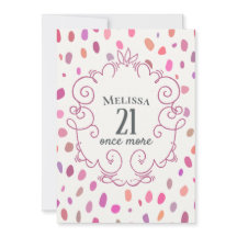 Rosa gulligt över backemilstolpefödelsedagen