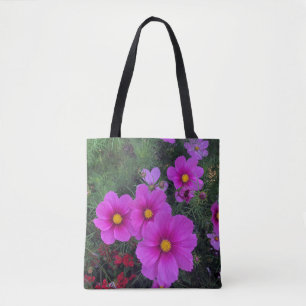 Rosa & Gult Daisy, bläddringsfack Tygkasse