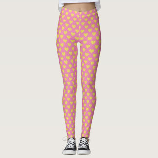 Rosa Gult Leggings