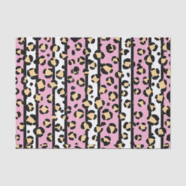  Rosa Gult Leopard Skriv ut utskrift av utgivnings