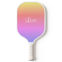 Rosa Gult Lila Färgfull Pickleball Paddle