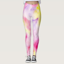 Rosa Gult Lila Tie Dye Peace