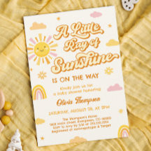 Rosa Gult lite av Sunshine Baby Shower