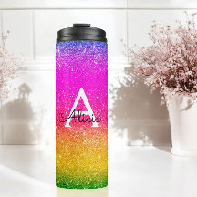 Rosa Gult Monogram Rainbow Gnistra
