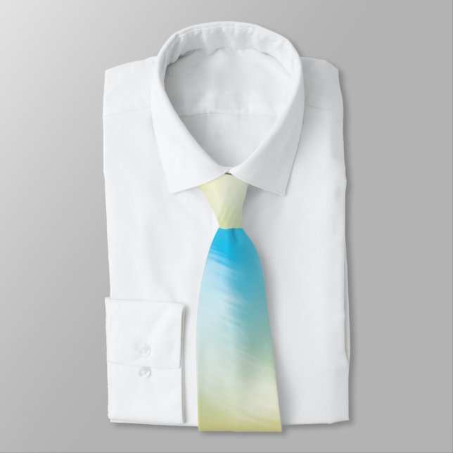 Rosa Gult och blåfärgning Slips (Bunden)